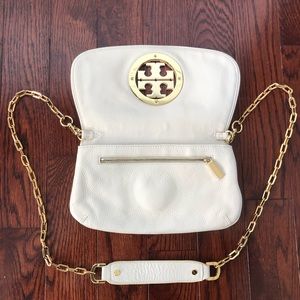 White Tory Burch clutch